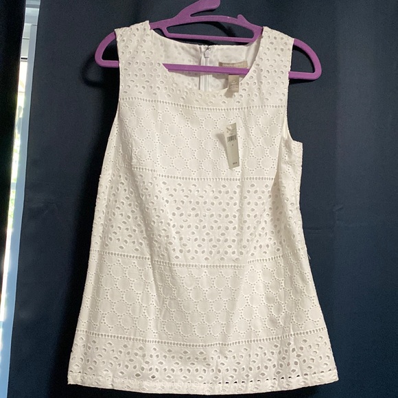 Banana Republic white lace blouse size 6 NWT - Picture 1 of 5